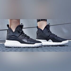 Adidas Men’s Tubular X Core S77843 Black White Athletic Shoes Size 12
